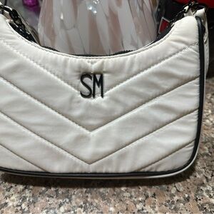 Steve Madden White Quilted Women's Bag